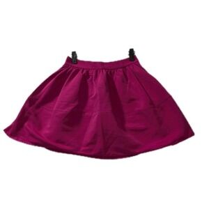 Express Fit & Flare Skater Skirt Women's Size 2 Magenta Pink Lined Party